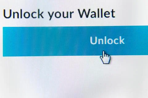 Digital wallet for crypto currency Stock Photos