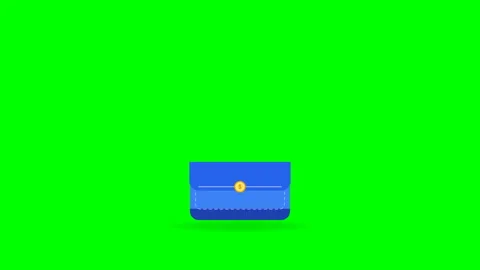 Digital Wallet Growth Concept Animation with Credit Cards and Upward Arrow Stock Footage 347673853