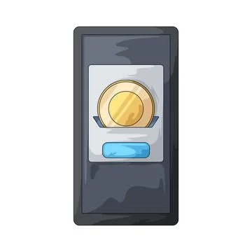 Digital Wallet illustration Stock Illustration