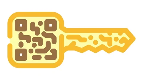 Digital wallet key decentralized application color icon animation Stock Footage 327259597