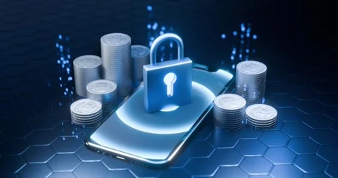 Digital wallet Security Stock Footage 258317196