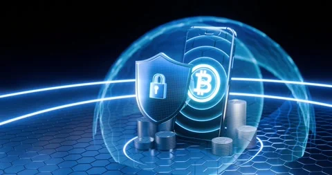 Digital wallet Security Stock Footage 258317198