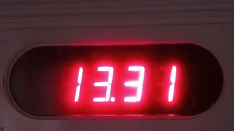 Digital Watch Stock Footage 227295439