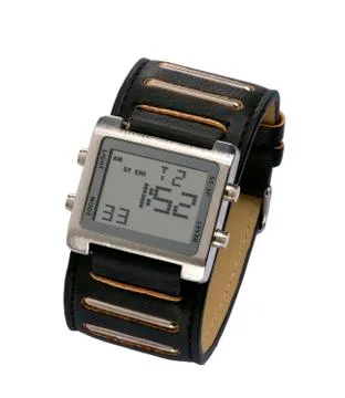 Digital watch for men Stock Photos