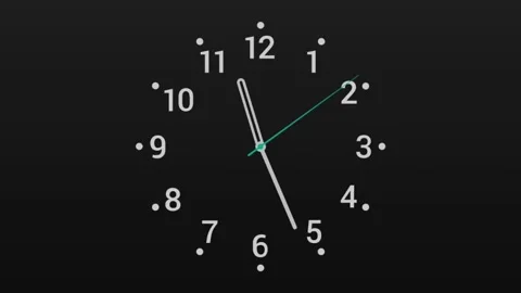 Digital watch time lapse. spinning analog digital watch timelapse. Video stock 229621159