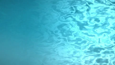 Digital water surface with active blue ripples and waves shifting smoothly Stock Footage 340877195