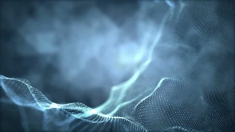 Digital wave and bolt lighting background abstract. Video stock 98568766