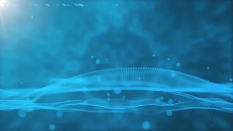 Digital wave background abstract blue graphic animation Stock Footage 91469495
