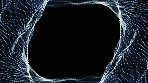 Digital wave background abstract. Stock Footage 132680673