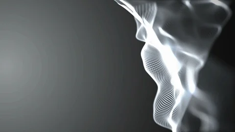 Digital wave background abstract title blurred animation of particle seamless. Stock Footage 95747842