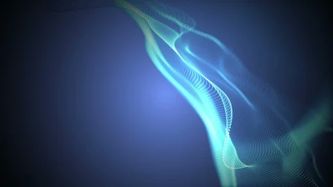 Digital wave background abstract title dark blue. Stock Footage 101854470