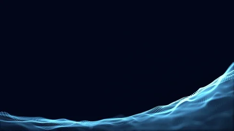 Digital wave background abstract title dark blue blurred. Stock Footage 108468995