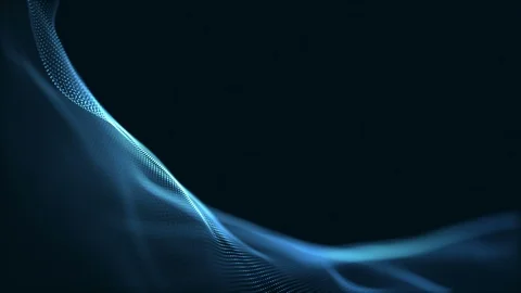 Digital wave background abstract title dark blue blurred. Stock Footage 108563581