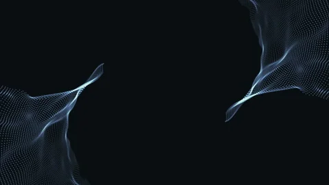 Digital wave background abstract title. Stock Footage 133101650