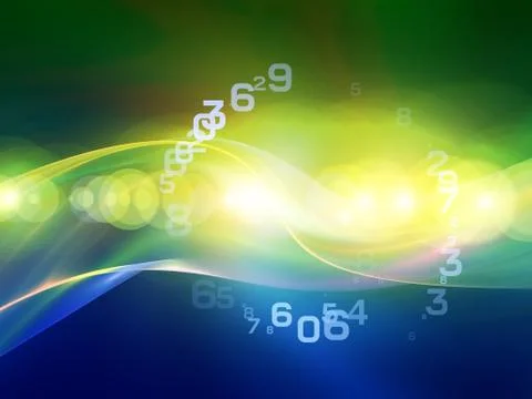 Digital Wave Background 스톡 일러스트