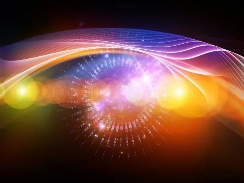 Digital Wave Background Stockillustratie