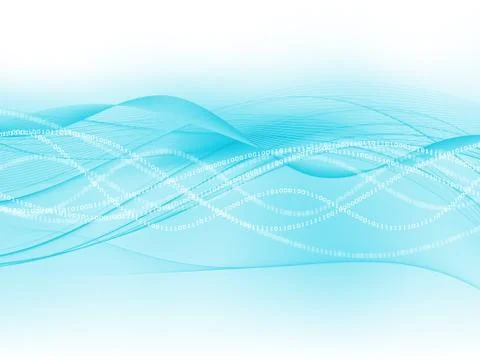 Digital Wave Background 스톡 일러스트