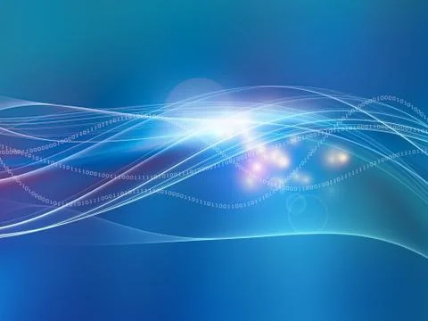 Digital Wave Background 스톡 일러스트