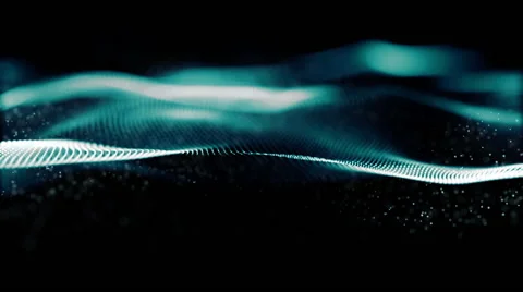 Digital Wave Form Background Stock Footage 68409641