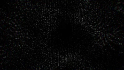 Digital wave Futuristic technology abstract background animation 3D rendering Stock Footage 242430295