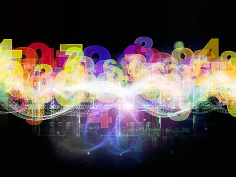 Digital Wave 스톡 일러스트