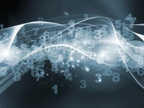 Digital Wave Stockillustratie