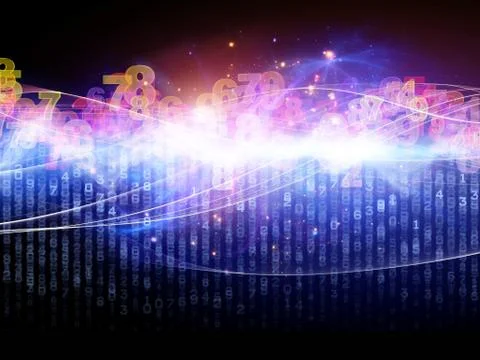 Digital Wave Stock Illustration