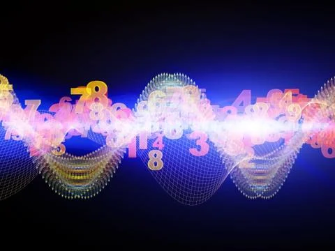 Digital Wave Illustrazione stock