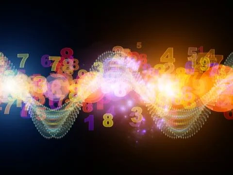 Digital Wave Illustrazione stock