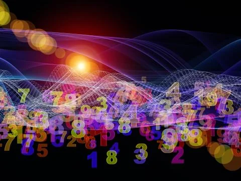 Digital Wave Illustrazione stock