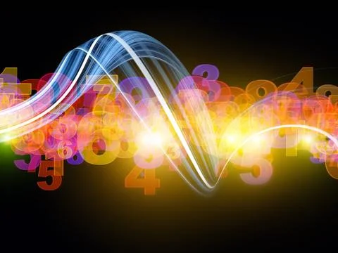 Digital Wave Illustrazione stock