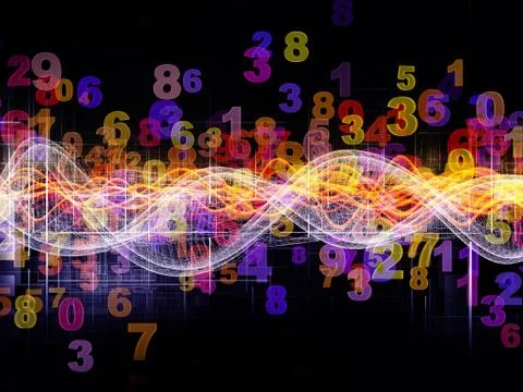 Digital Wave 스톡 일러스트