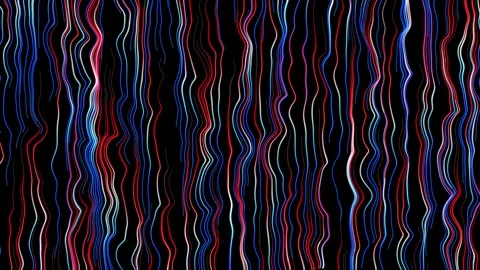 Digital wave with many dots and particles. Abstract dynamic wave background. Stock Footage 337913918