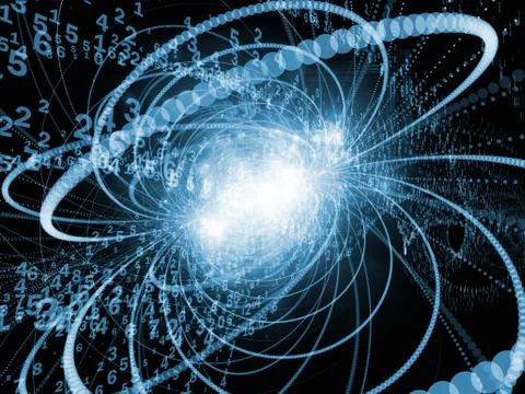 Digital Wave Particle イラスト素材
