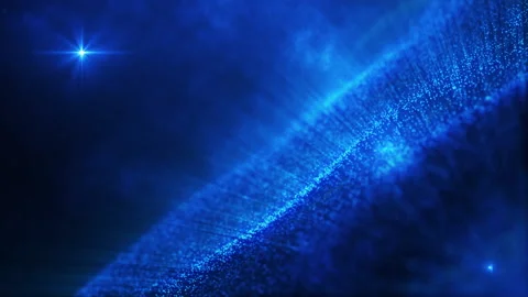 Digital Wave Particles Background Stock Footage 169785680