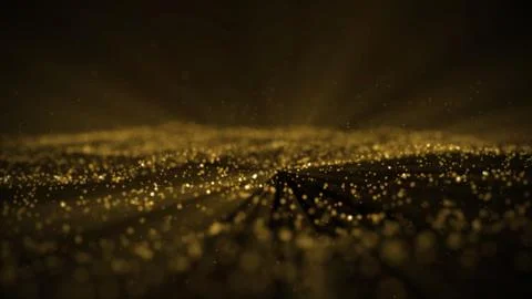 Digital wave particles form for digital background 스톡 일러스트
