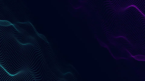 Digital Wave Point Network Technology Background Stock Footage 343342431