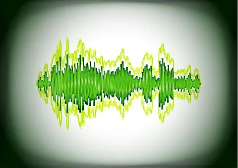 Digital waveform 스톡 일러스트