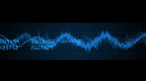 Digital waves Stock-Footage 4388817