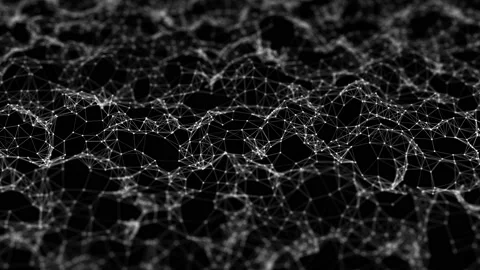 Digital waves. Seamless loop. Stock Footage 105166835