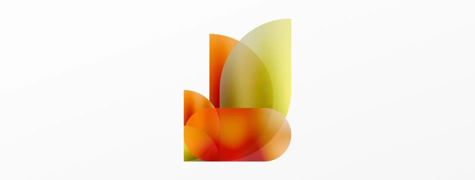 Digital web futuristic template. Circle composition abstract background. Vector Stock Illustration