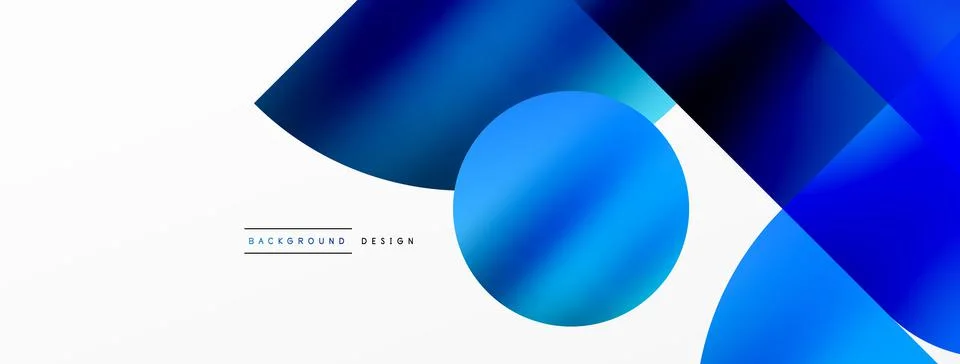 Digital web futuristic template. Circle composition abstract background. Vector Illustrazione stock