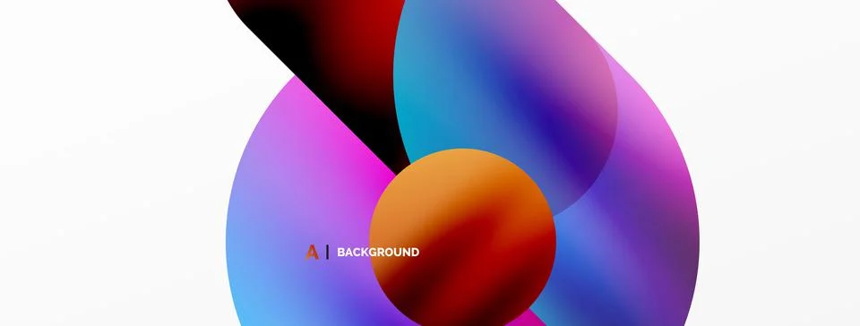 Digital web futuristic template. Circle composition abstract background. Vector 스톡 일러스트