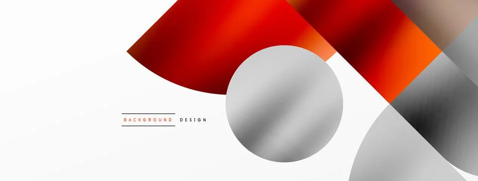 Digital web futuristic template. Circle composition abstract background. Vector Stock Illustration