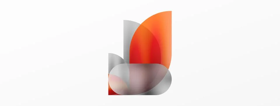 Digital web futuristic template. Circle composition abstract background. Vector Stock Illustration