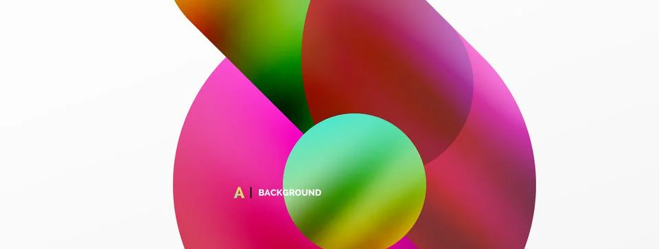Digital web futuristic template. Circle composition abstract background. Vector 스톡 일러스트