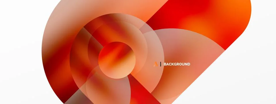 Digital web futuristic template. Circle composition abstract background. Vector 스톡 일러스트
