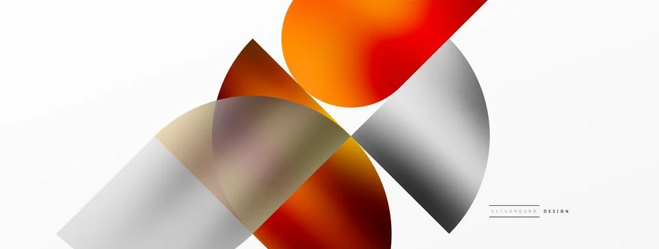 Digital web futuristic template. Circle composition abstract background. Vector 스톡 일러스트