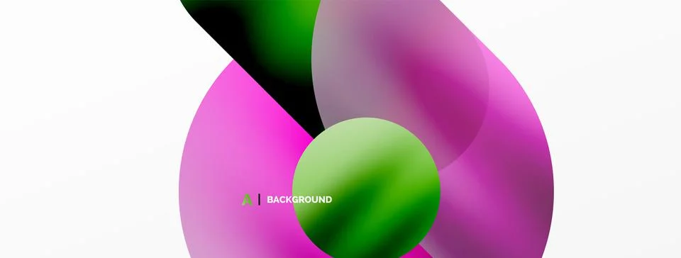 Digital web futuristic template. Circle composition abstract background. Vector Stock Illustration