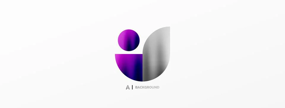 Digital web futuristic template. Circle composition abstract background. Vector Illustrazione stock